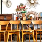 Set of 5 bistro chairs