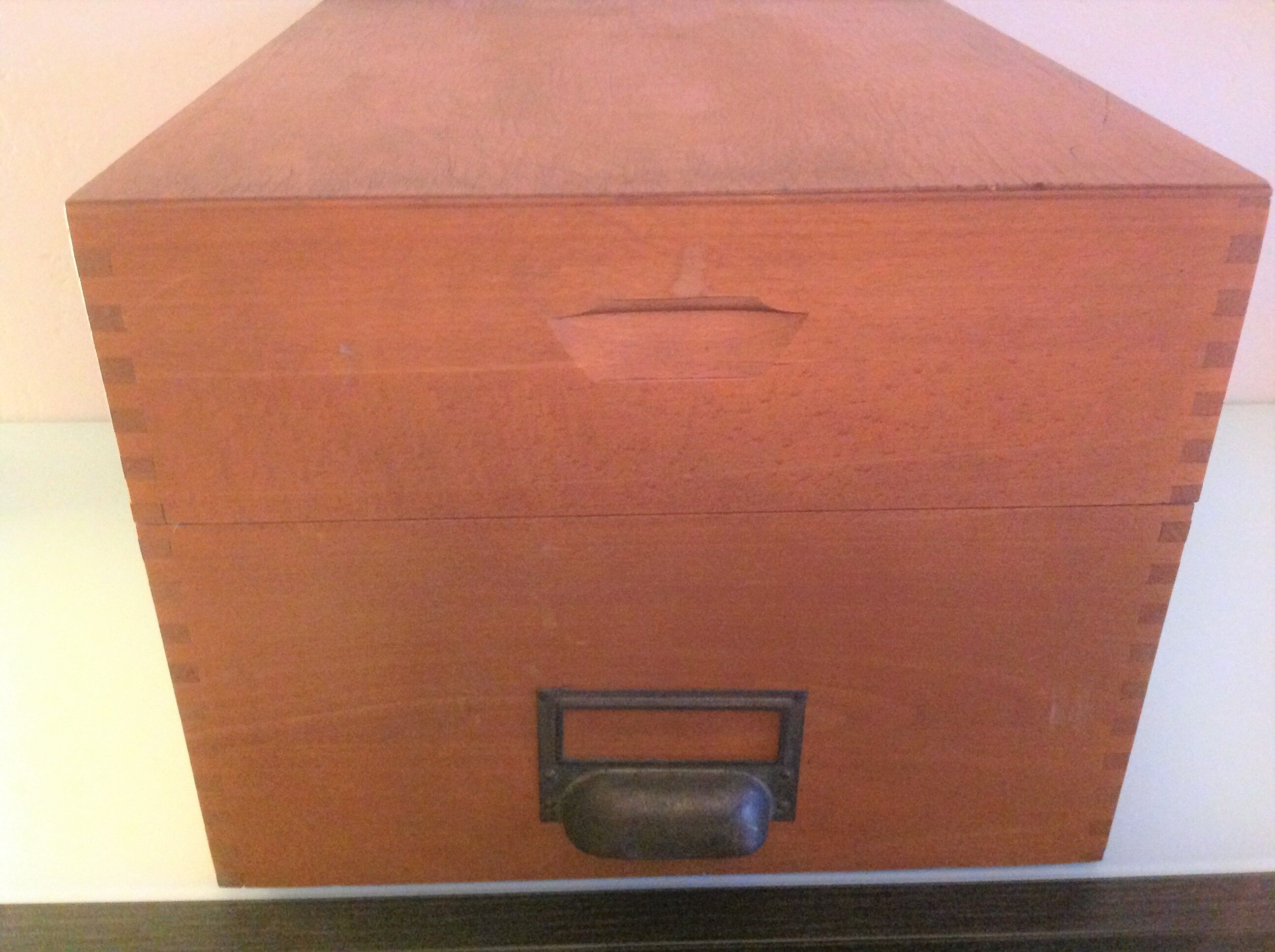 Verni/ vintage 60-70s card box