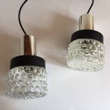 Asymmetrical space age pendant light