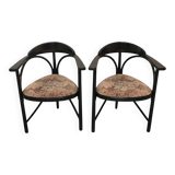 2 x Thonet triangle chair by Michael Thonet