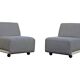 Pair of Amanta armchairs, Mario Bellini, B&B Italia, 1973 - New fabric