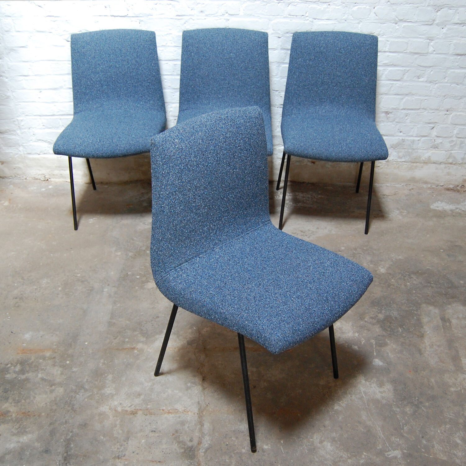 Set of 4 chairs "CM145" by Pierre Paulin for TV Furniture 1950s