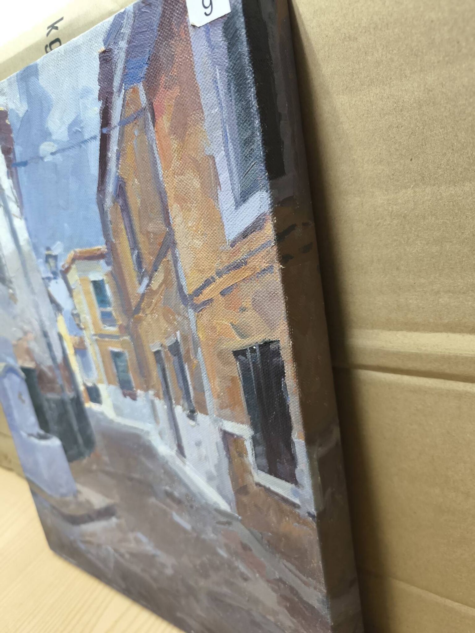 street new neighborhood painting