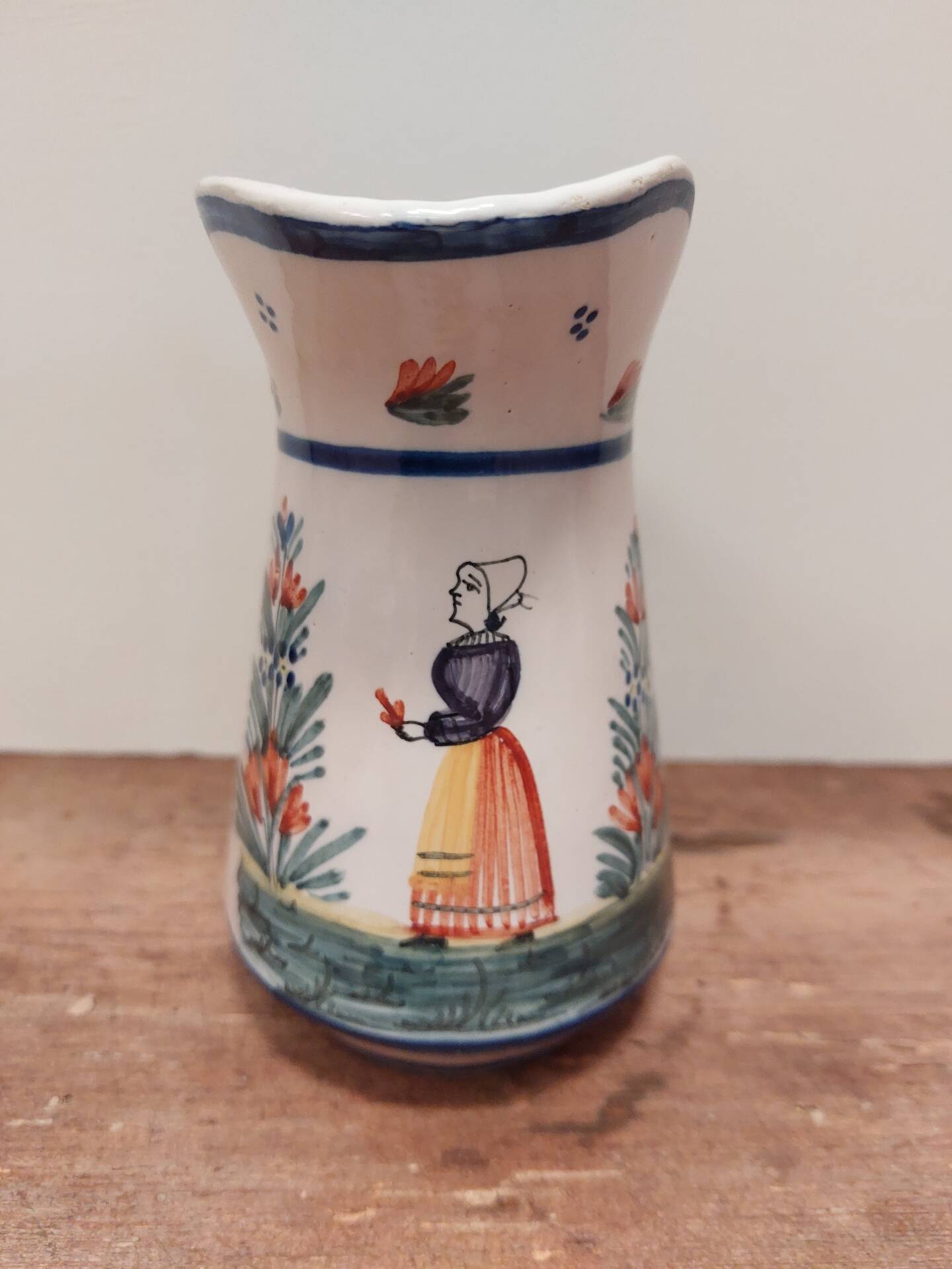 Henriot Quimper milk jug