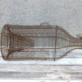 Old wire fish trap