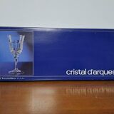 6 verres à vin en cristal