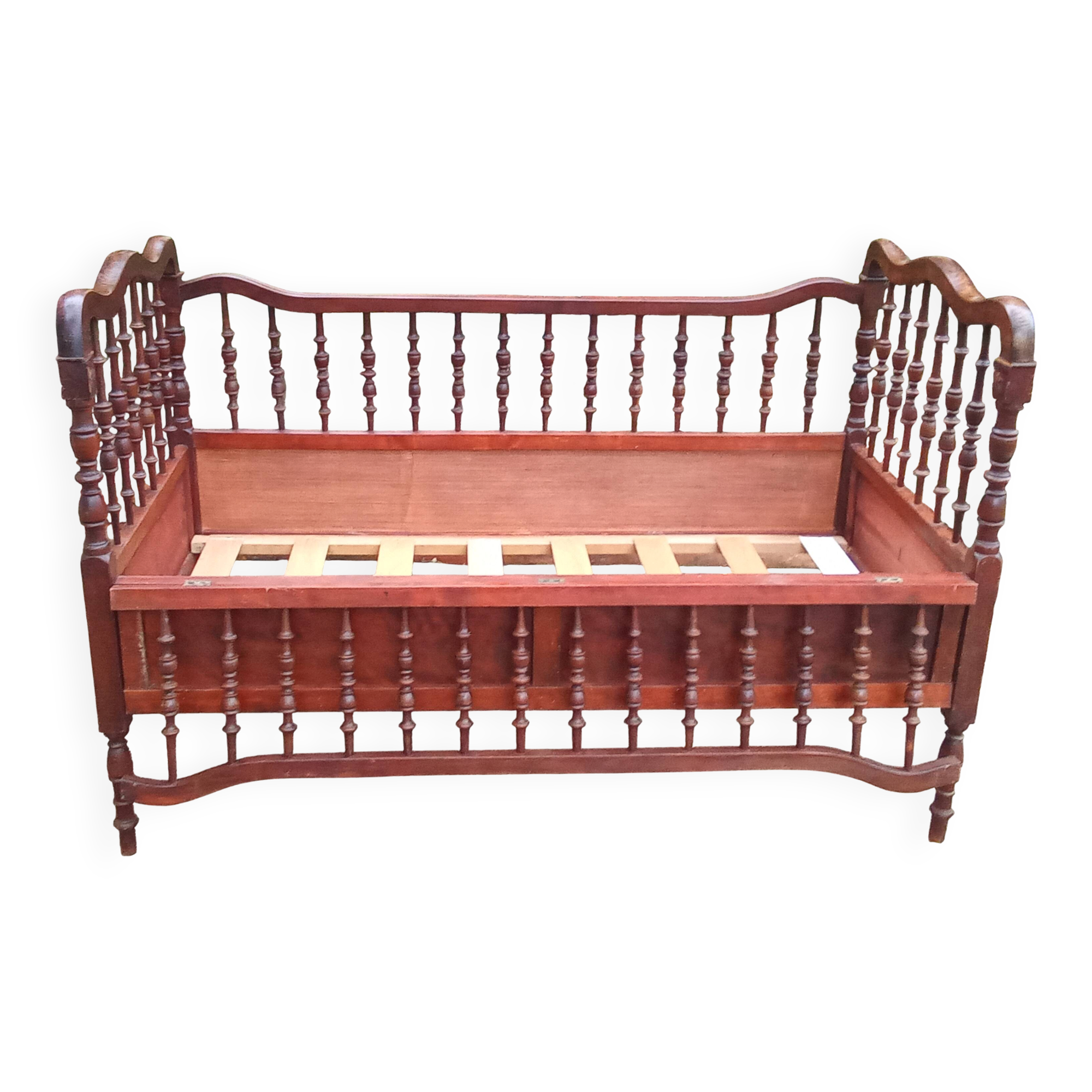 Vintage cherry wood bed