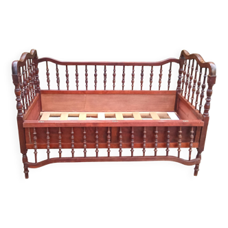 Vintage cherry wood bed