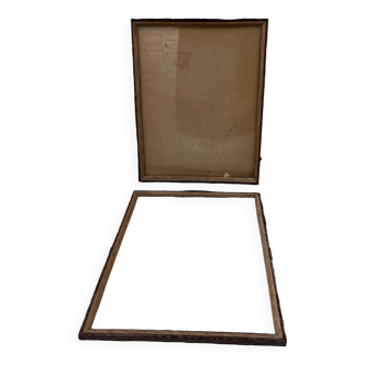 Duo of fine wooden frames