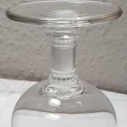 6 Lalique stamped glasses