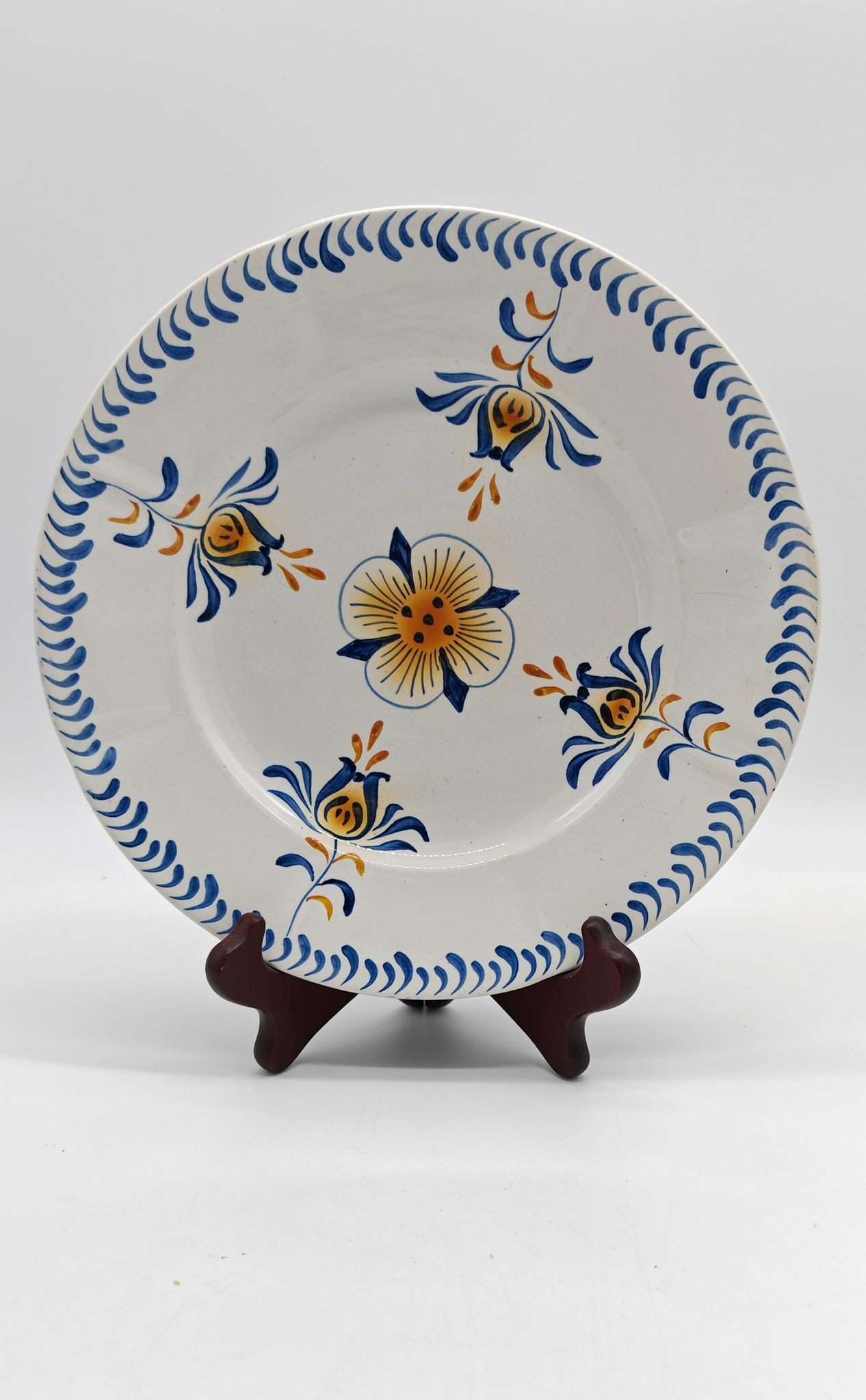 Lot de 4 assiettes Sarreguemines