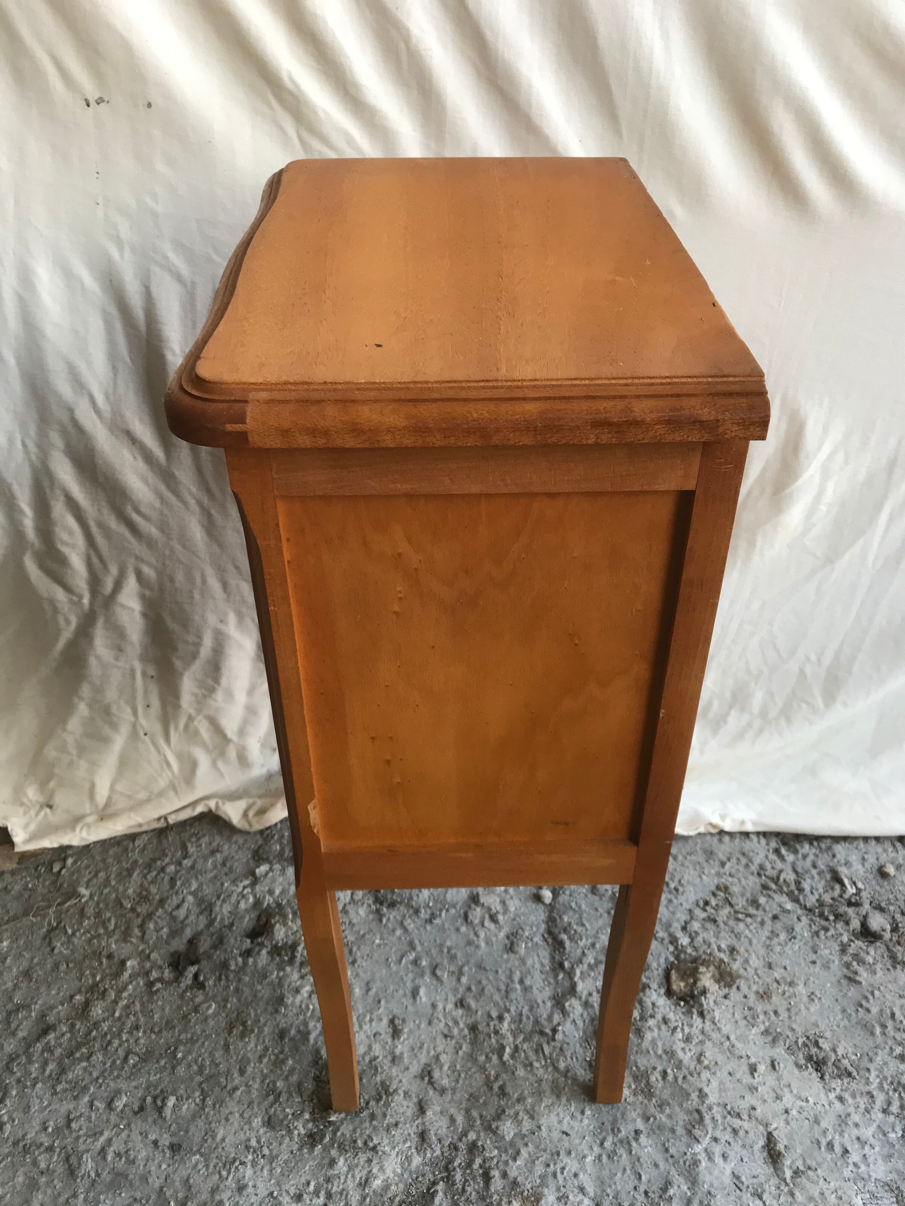 Pair old bedside table