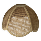 Vintage rattan lampshade