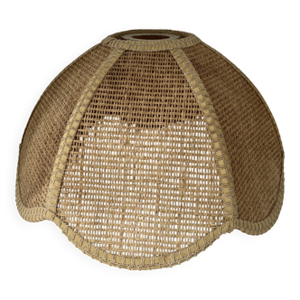 Vintage rattan lampshade