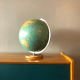 Vintage globe globe map