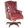 Chesterfield Wingback office chair in vintage leather