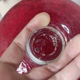 Red vase Empoli Italy 1960