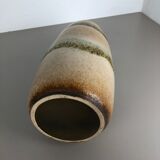 Large Pottery Fat Lava Multi-Color 284-47 Floor Vase Made by Scheurich, 1970s