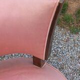Paire de chaises de chambre vintage à dossier bas des années 30/50