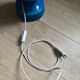 Vintage blue ceramic lamp
