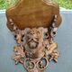 2 magnificent consoles/shelves in carved wood "FROM THE BLACK FOREST"