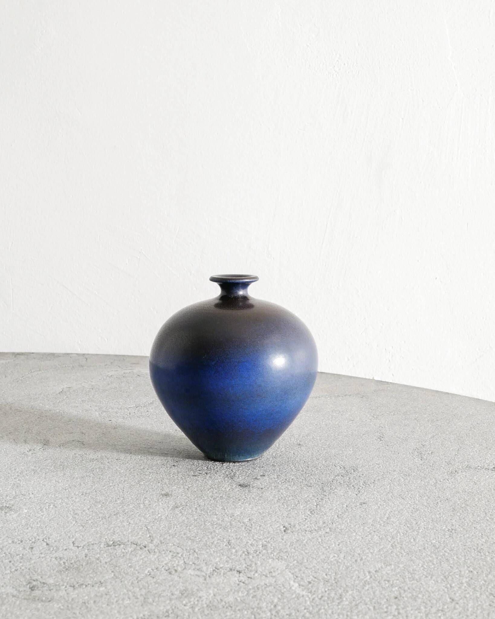 Set of Three Swedish Mid Century Ceramic Vases by Berndt Friberg, 1970s