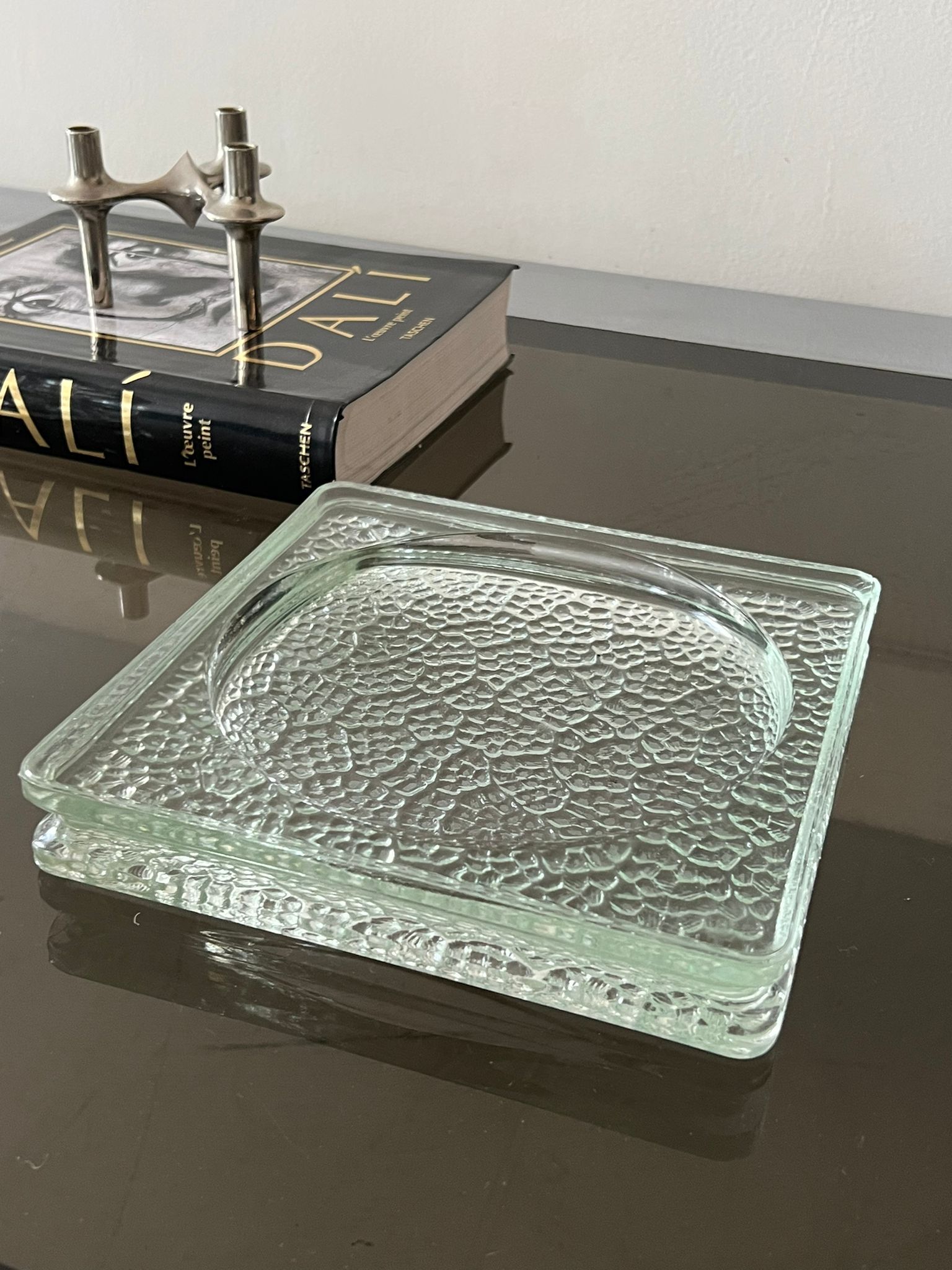 ashtray in tempered glass Nevada, 1950