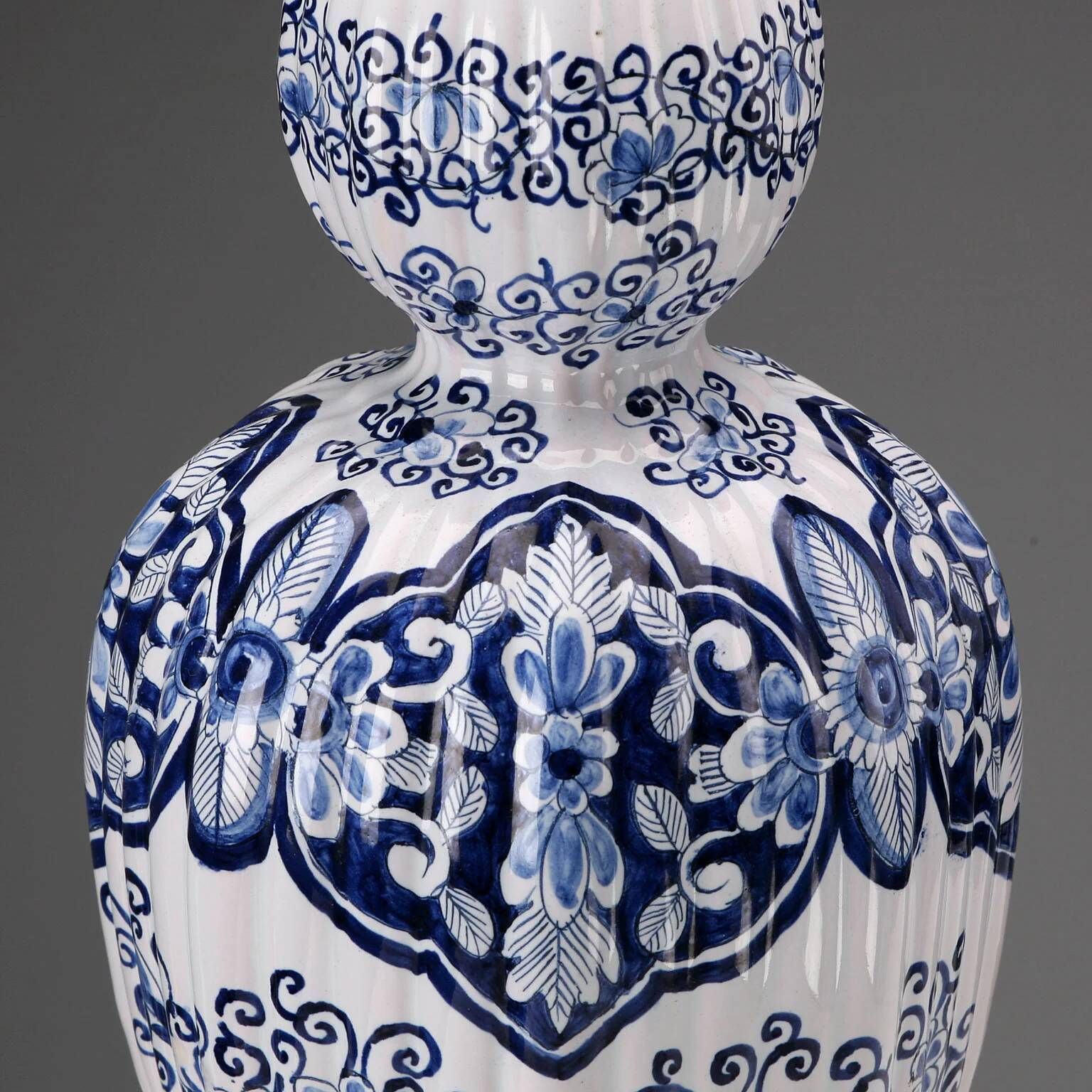Antique faience vase Aprey, France, 19th century