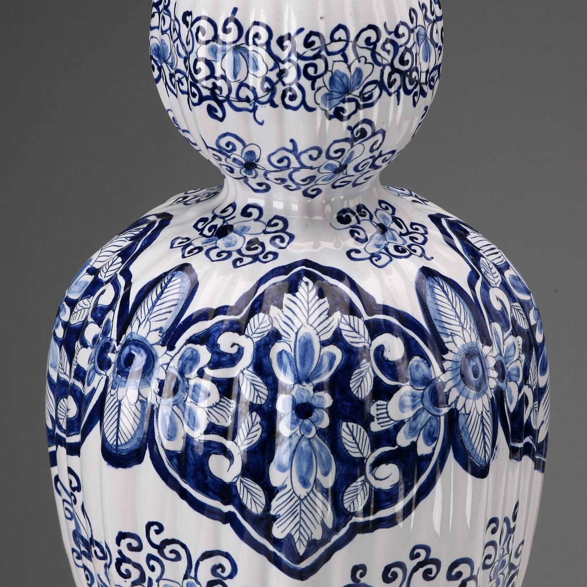 Antique faience vase Aprey, France, 19th century