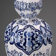 Antique faience vase Aprey, France, 19th century