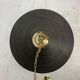Lampe suspendue en roseau, rotin, bambou et laiton, Italie, années 1970