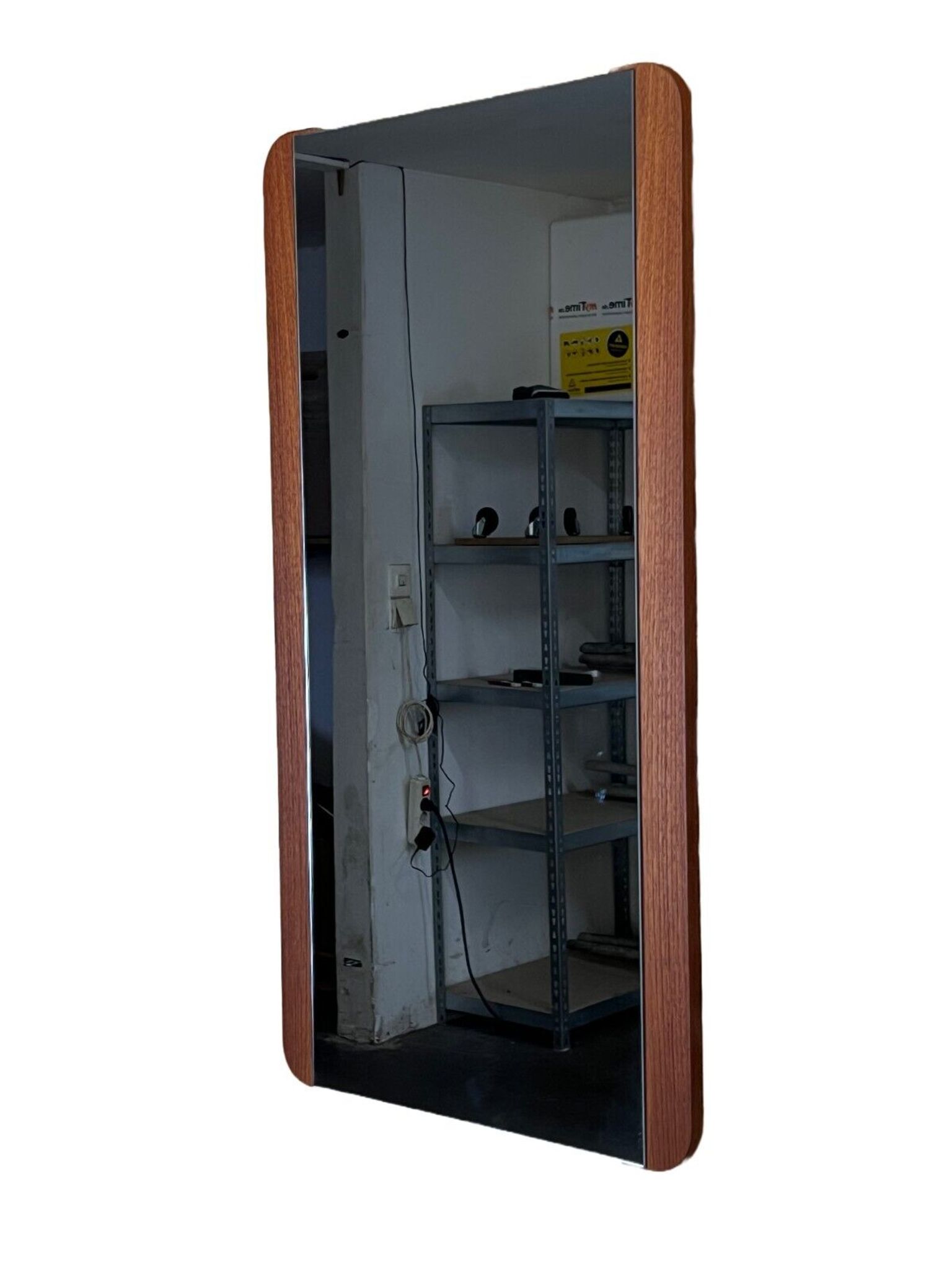 60s 70s teak mirror