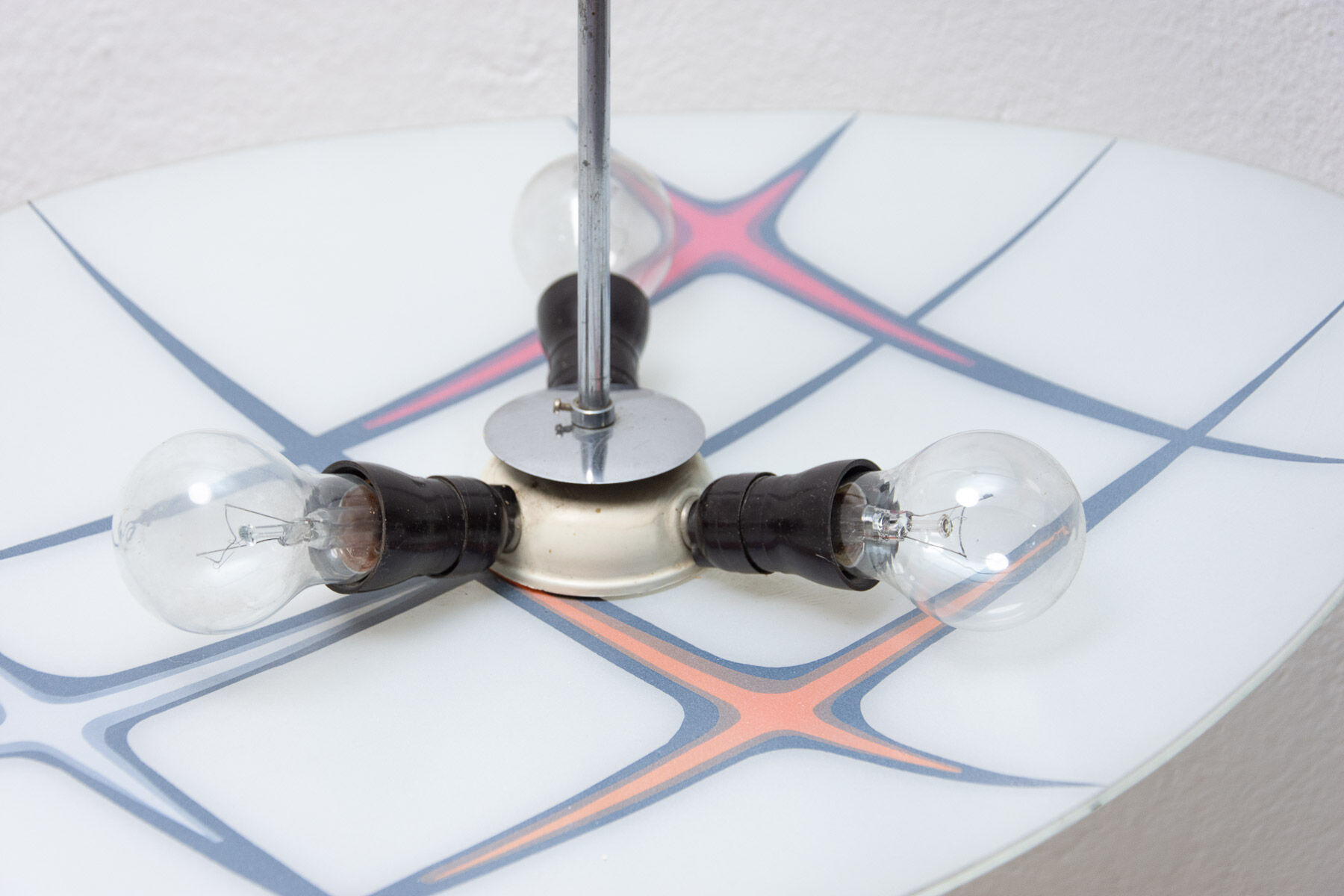 Mid century space age pendant, 1960´s, Czechoslovakia