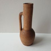Terracotta vase height 24cm signed PC (signature to be identified)