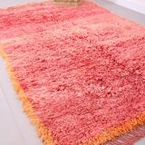 Vintage Moroccan Shag Rug 150 x 268 cm - Handmade Berber Rug - Wool Rug