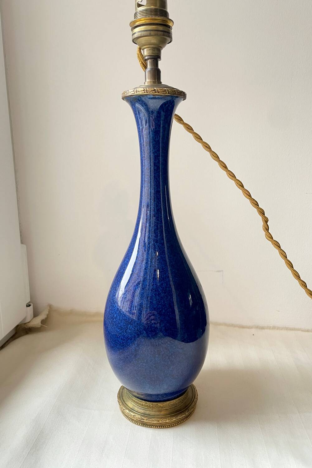 Pied de Lampe Porcelaine de Sèvres 1900