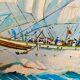 Peinture maritime originale – “Statsraad Lehmkuhl”, voile norvégienne