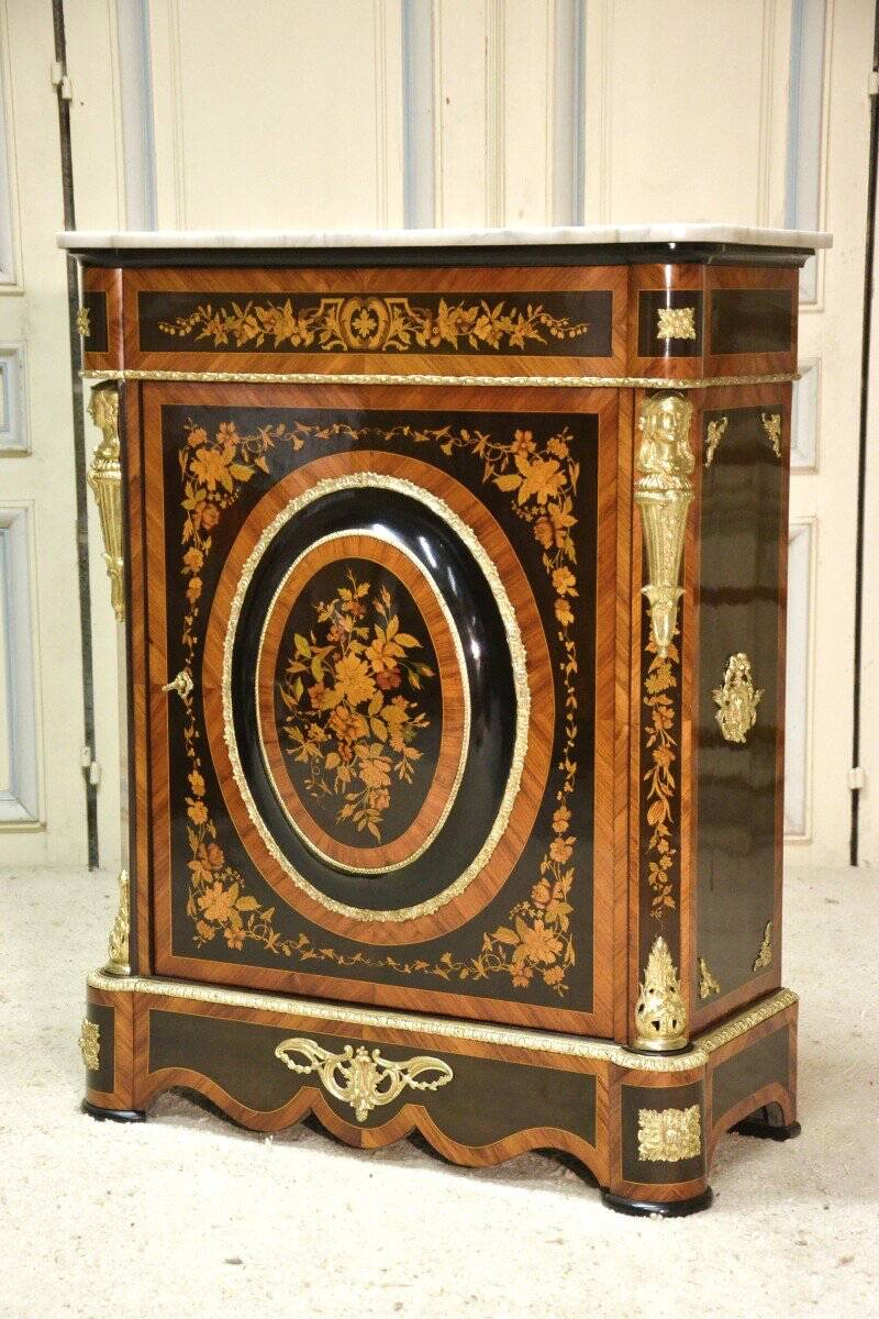 Napoleon 3 marquetry sideboard, 19th century