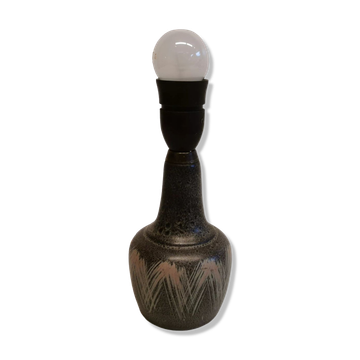 Ceramic table lamp, made by Danske Vitrika in the 1960-1970s