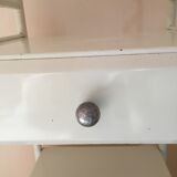 Pair of hospital bedside tables