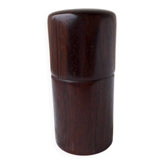 Cylindrical wooden box