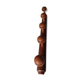 Bamboo style wooden coat holder 1960