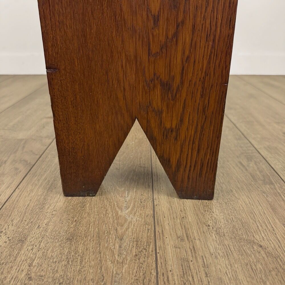 Handcrafted oak bench