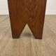 Handcrafted bench in solid oak