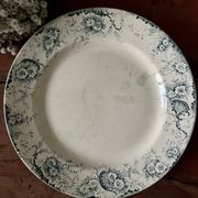 Grand plat rond terre de fer Choisy-le-Roi Derby