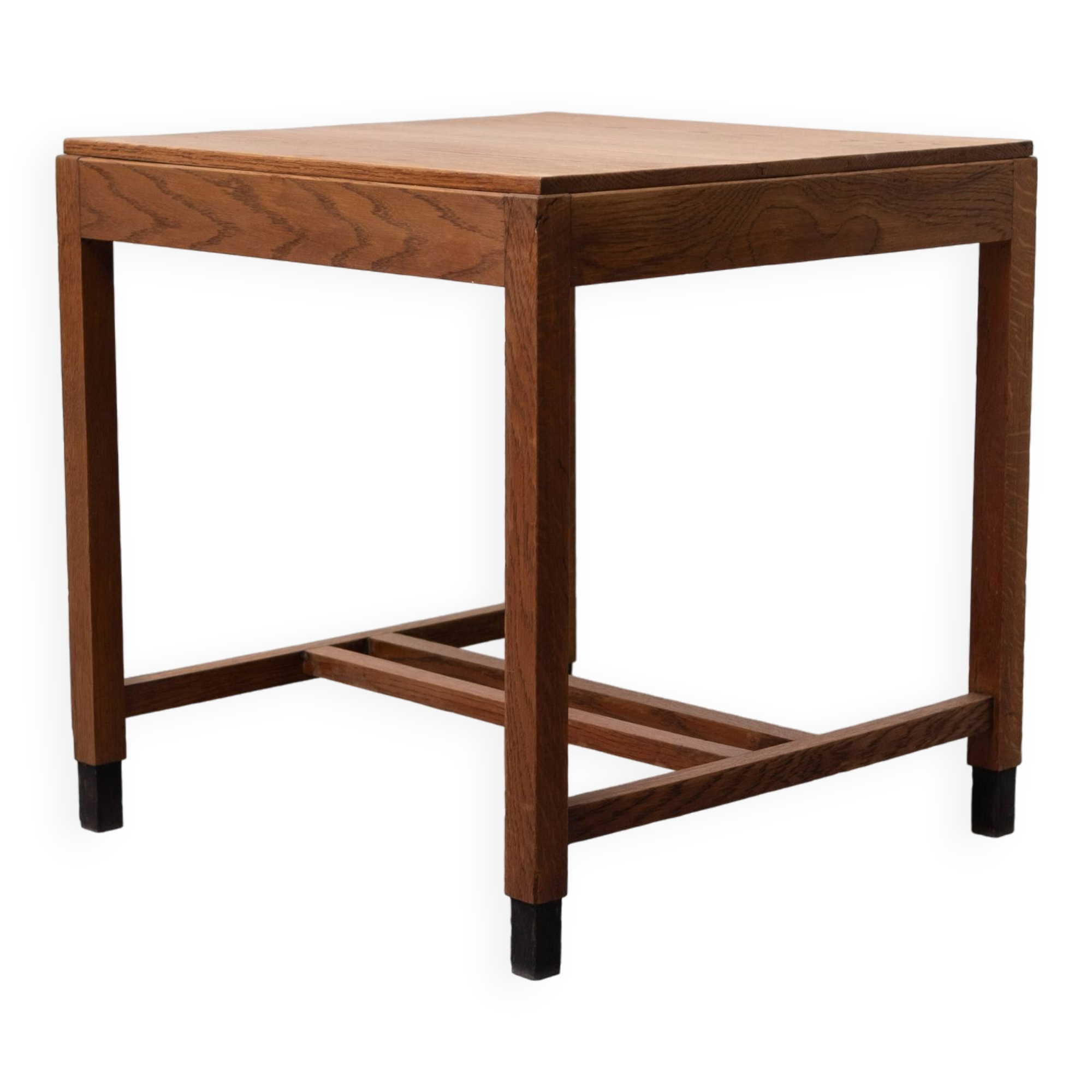 Amsterdamse School Oak writing table Dutch Art Deco 1930s