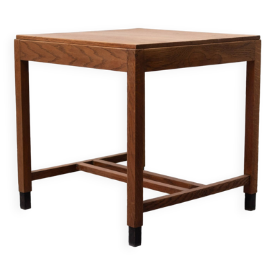 Table à écrire en chêne de l'école d'Amsterdam Art déco néerlandaise années 1930