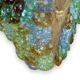Suspension chandelier in murano glass