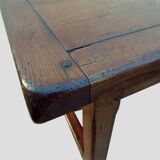 Massive old chene farm table