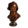 Bust of a woman 40 cm – Art Nouveau style – bronze effect finish